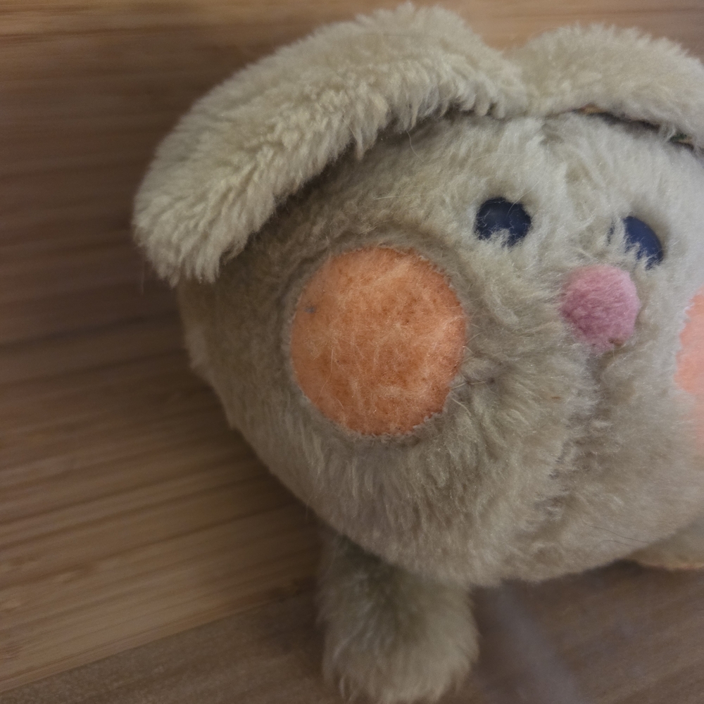 Fisher-Price Tan and Orange Plush Bunny - Picture 4 of 6
